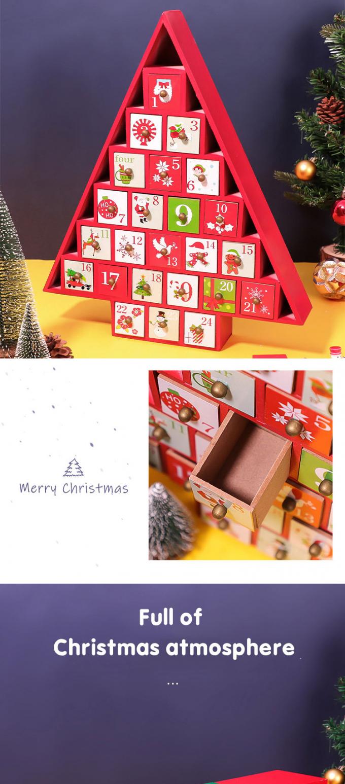 Countdown Cardboard Gift Packaging Box Empty Advent Calendar Boxes 3