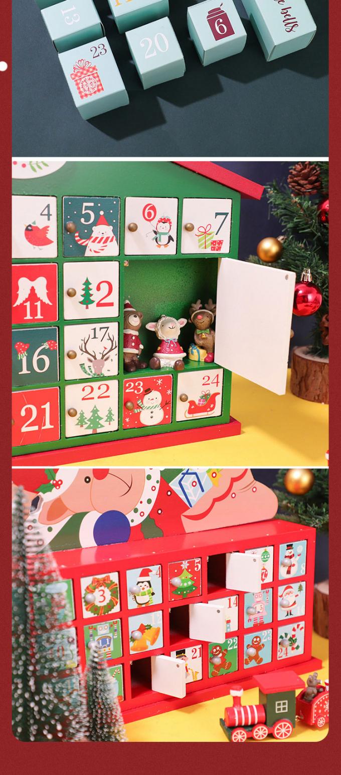 Countdown Cardboard Gift Packaging Box Empty Advent Calendar Boxes 9