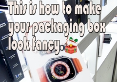 OEM custom product Electronics packaging box display box with blister