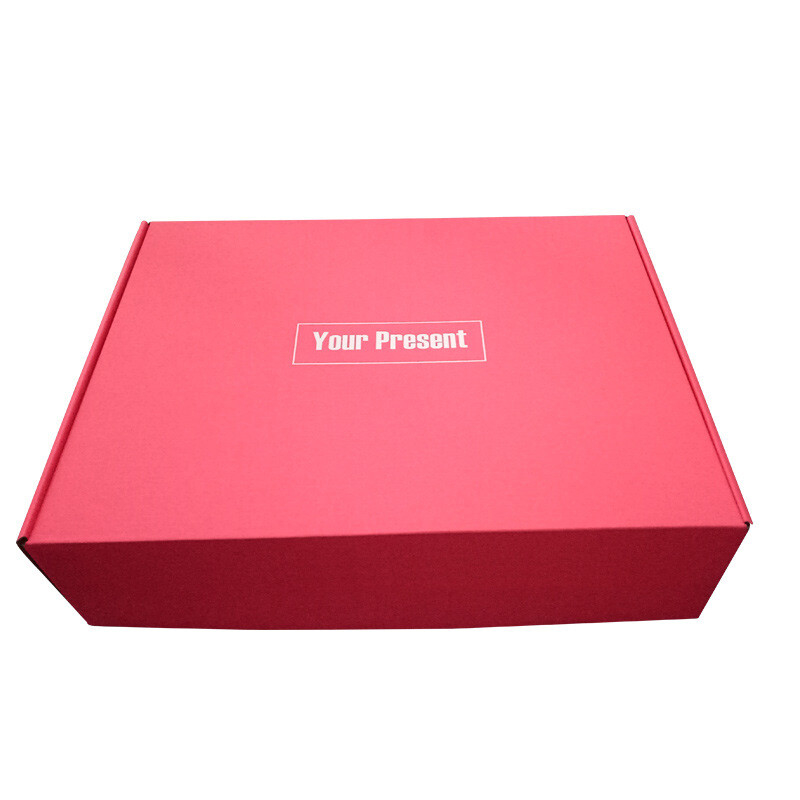 Custom Black Paper Clothing Corrugated Shipping Box Underwear Packaging Box