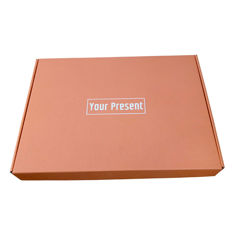 Custom Black Paper Clothing Corrugated Shipping Box Underwear Packaging Box