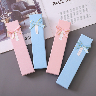 Wholesale Ring Necklace Jewelry Gift Paper Box Velvet Jewelry High End PU Leather Box