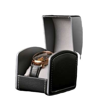 Recyclable Hot stamping PU Watch Box Packaging With Custom Logo