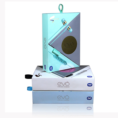 Blister Plastic Window Earphone Packaging Design Electronic Accessories Box