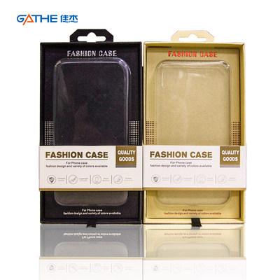 Custom Printed Logo Clear PVC Phone Case Packaging Box Electronics Products Packaging Boxes