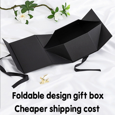 Customized Logo Cardboard Gift Packaging Box Portable Fixed Full Colors