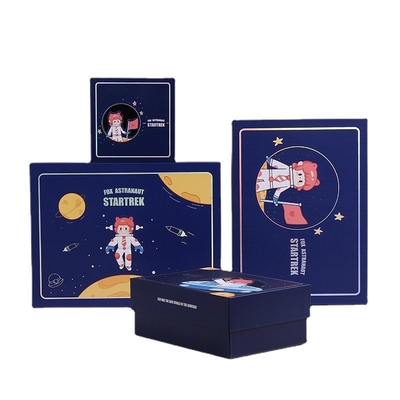 Rectangle Star Trek Gift Box Recycable Colorful Cosmetics Gift Packaging Box