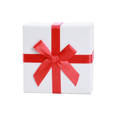 SGS Cardboard Gift Packaging Box For Ring Earrings Necklace Ornaments