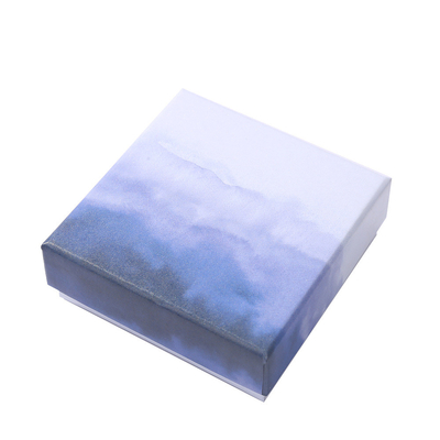 Luxury Gradient Colorful Custom Jewelry Packaging Box for Ring Necklace Earrings Bracelet