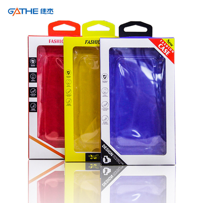 Customize Pantone Mobile Case Packaging Box Transparent Display