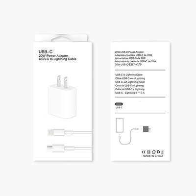 Rigid Rectangle Data Cable Packaging Box for Electronic Products