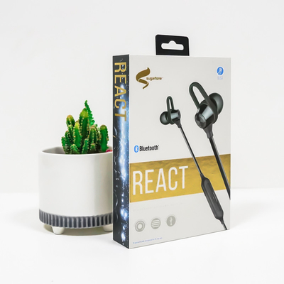 Full OEM 4C Transparent PVC Earphone Packaging Box With Window