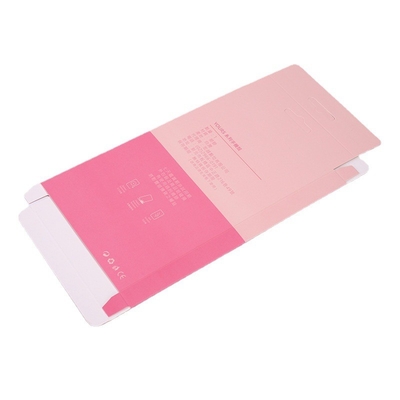 Coloured Cardboard Phone Case Packaging Box With PVC Window