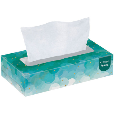 Luxury Plain Rectangular Soft Napkin Tissue Box Holder UV Printing Handling