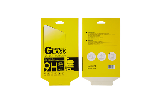 Customized Paper Screen Protector Packaging Box For Oldable Tempered Glass Film