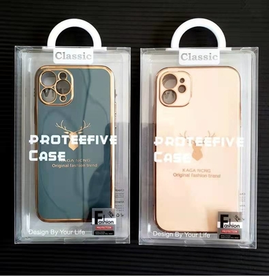 PVC Transparent Packaging Paper Box Custom Logo Phone Case Packaging Box
