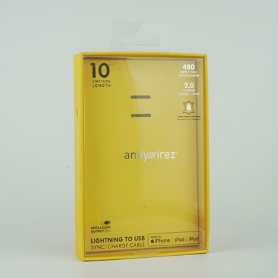 OEM Custom Cable Line Electronics Packaging Box Display Box With Blister