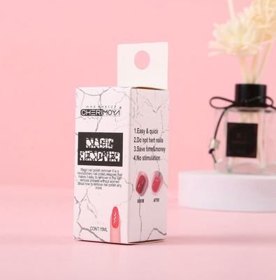 Custom Folding Empty Packaging Boxes For Nail Polish Oil Cosmetics Paper Box