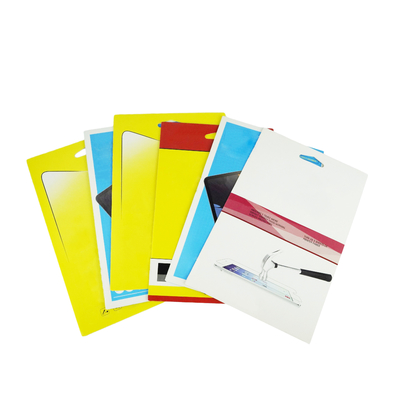 Custom Logo Coated Paper Phone Glass Screen Protector Envelope Packaging Box