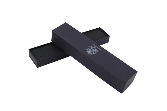 Lid And Base Gift Packaging Box Custom Logo Black Rigid Paper Cardboard Jewelry Packing Boxes