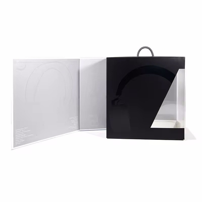 Printing Logo Wireless Bluetooth Headset Packaging Box Electronic Product Packaging Box With Hook