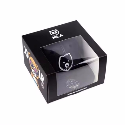 Custom LOGO Folding Cardboard Box Children Kids Toy Packaging Gift Box Paper Boxes With PVC Window