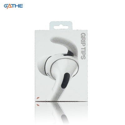 OEM White Foldable Electronic Cardboard Box For Earphone Packaging Paper Boxes With Handle