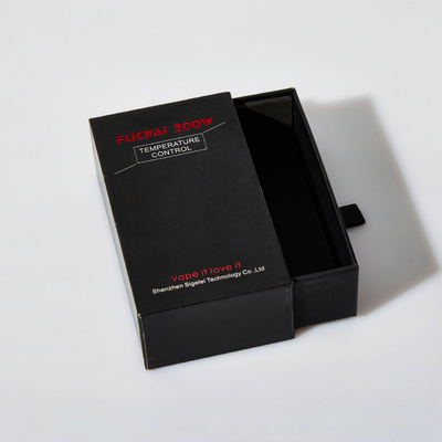 Custom Logo Printing Ivory Drawer Gift Box Gold Stamping For Small Business Luxury Watches