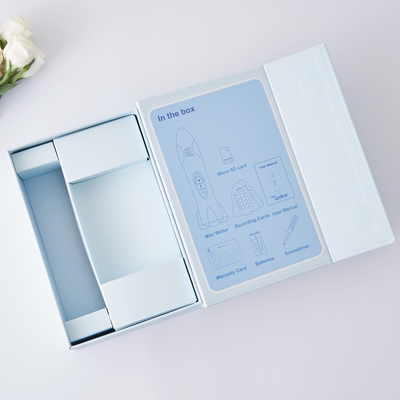 Custom Logo Cardboard Paper Gift Box Cosmetic Product Walter Packaging Box With Magnetic Lid
