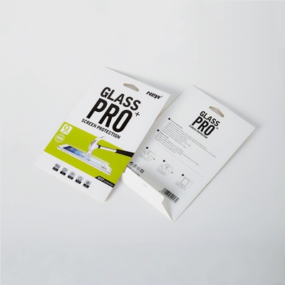Custom Printing Film Paper Packaging Box For Mobile Phone Tempered Glass Screen Protector