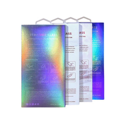 9H Screen Protector Packing Tempered Glass Film Kraft Sleeve Boxes paper packaging