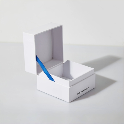 Customize Logo Printed Empty Square Luxury Jewelry Gift Packaging Box Men Bracelet Watch Box