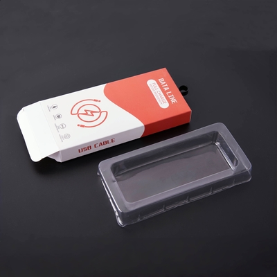 Customized Electronics Products Box Usb Data Cable Packaging Boxes With Blister