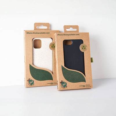 Custom logo kraft paper phone case drawer packaging box for phone case paper boxes