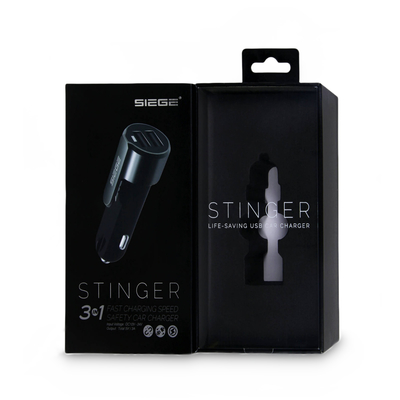 Custom Logo Car Battery Charger Box with PVC Accessories and Sliding Drawer Design