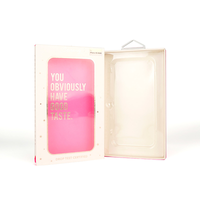 Mobile Phone Case Packaging Box with Hanger and Custom Size Accepted PVC Accessories