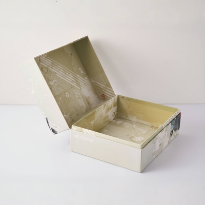 Eco-Friendly Portable Rigid Paper Storage Gift Box Packaging with Light Weight Design