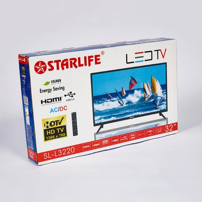 Custom Logo Cardboard Folding Corrugated Paper Boxes for Large Smart TV Packaging