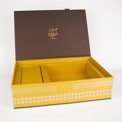 Luxury Custom Cardboard Gift Packaging For Tea Box Tea Storage Packaging Box with Inner Tray