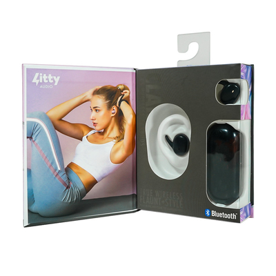 Custom Mobile Phone Earphone Box Package Bluetooth Headset Packaging Box With Blister Insert