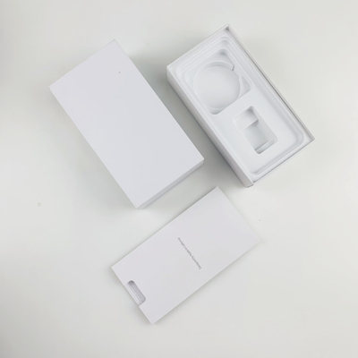 Customized Logo Lid and Base White Box Packaging for IPhone Series Smartphones