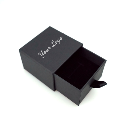 Custom Size Small Jewelry Ring Box Packaging Gift Box Chipboard Material Structure for Earrings Necklace Bracelet