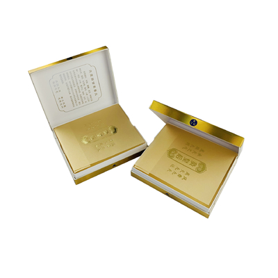 Factory Custom Logo Tobacco Cigarette Boxes Flat Pack Paper Cigarette Packing for Cigar Box