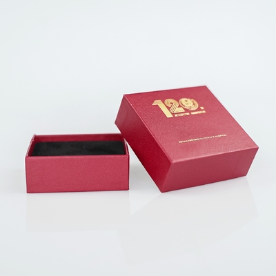 custom Special paper box velvet inner tray Rigid Cardboard Mini jewelry package Gift Box with logo