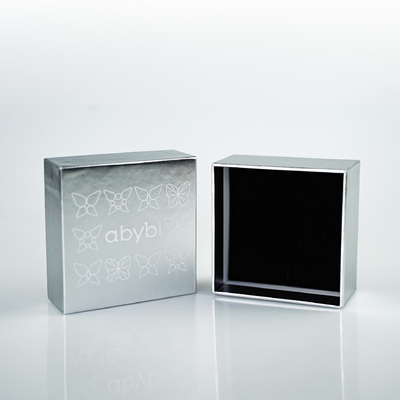 Wholesale Personalized Silver Small Mini Jewelry Box Packaging Boxes For Jewelry Bracelet With Velvet Insert