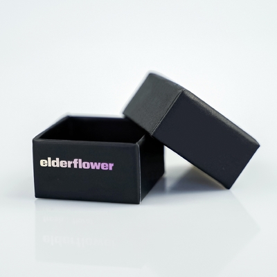 Custom logo special paper Rigid Cardboard Mini jewelry box small Gift jewelry packaging paper box