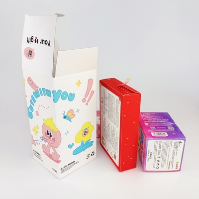 Custom Mystery Blind Box Packaging Luxury Toy Doll Carton Trendy Boxes With Tear Strip