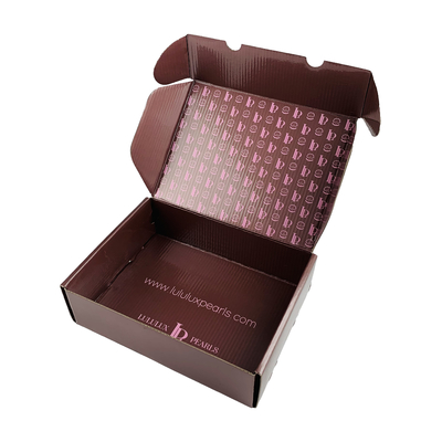 Customized Logo Glossy Corrugated Paper Box Packaging Box Folding Gift Boxes Package