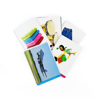 Customized Playing Cards Glossy Board Game Cards Printing Flash Cards For Children With Cardboard Boxes Packaging