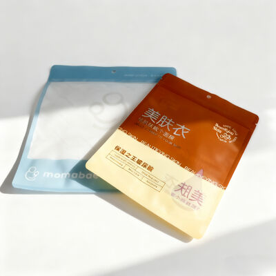 Custom Transparent Resealable Bag Matte Laminated Aluminum Foil Plastic Opp Bag Plastic Pouch Stand Up Bag Packaging